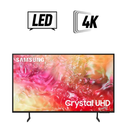 55 Inch 4K UHD Smart LED TV with Built-in Receiver - UA55DU7000UXEG Black